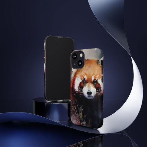 Red Panda in Watercolor - Impact Resistant Phone Case
